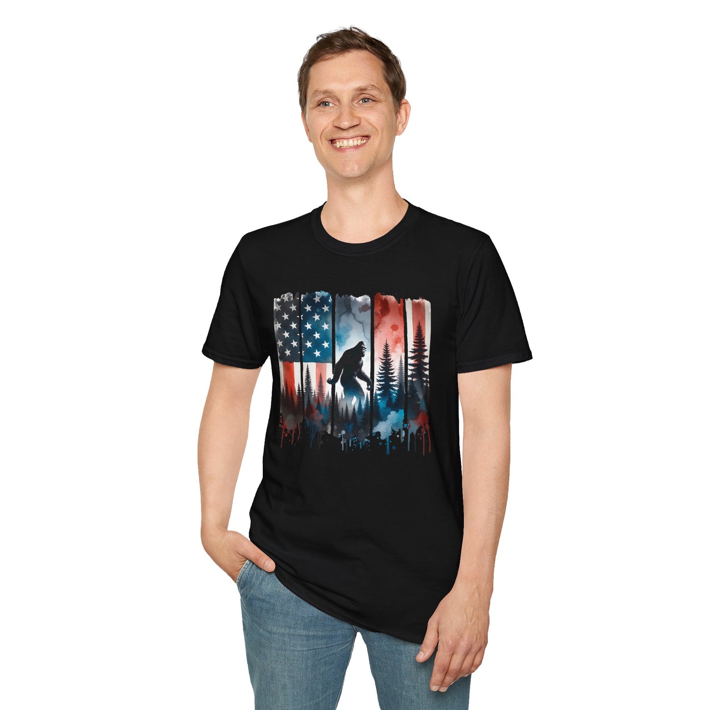 Bigfoot Flag T-Shirt