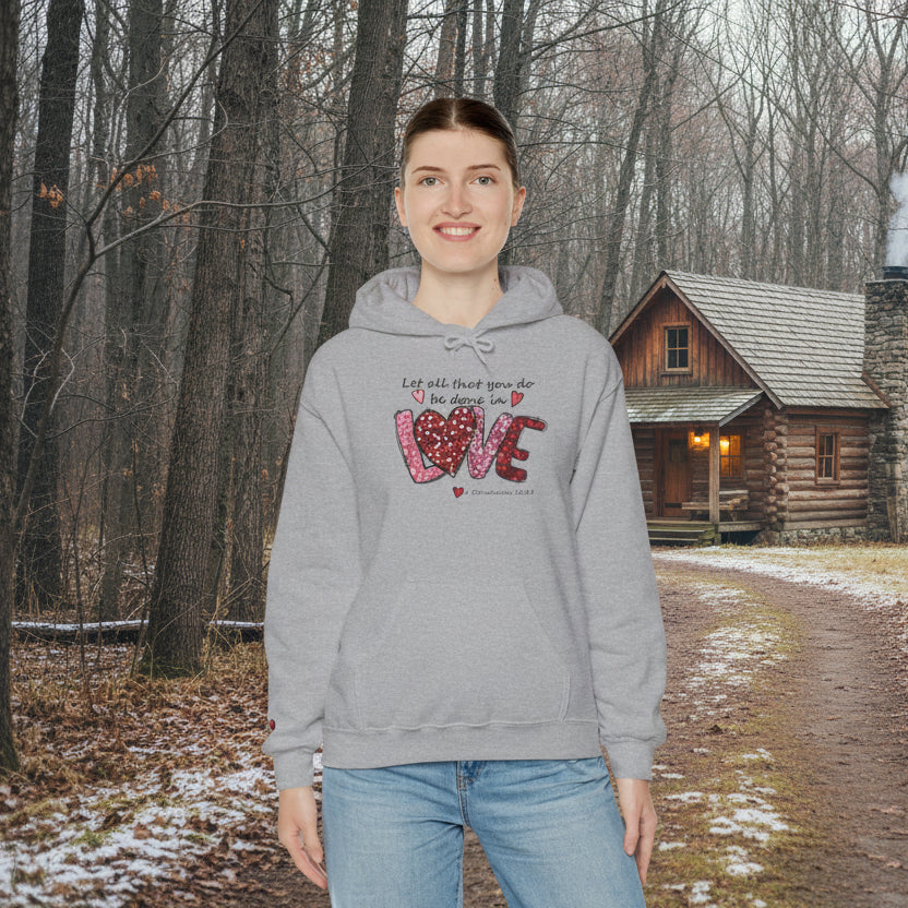 All Things in Love Valentine Hoodie