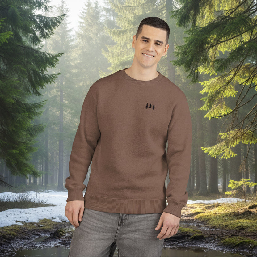 Pine Embroidered Crewneck Sweatshirt