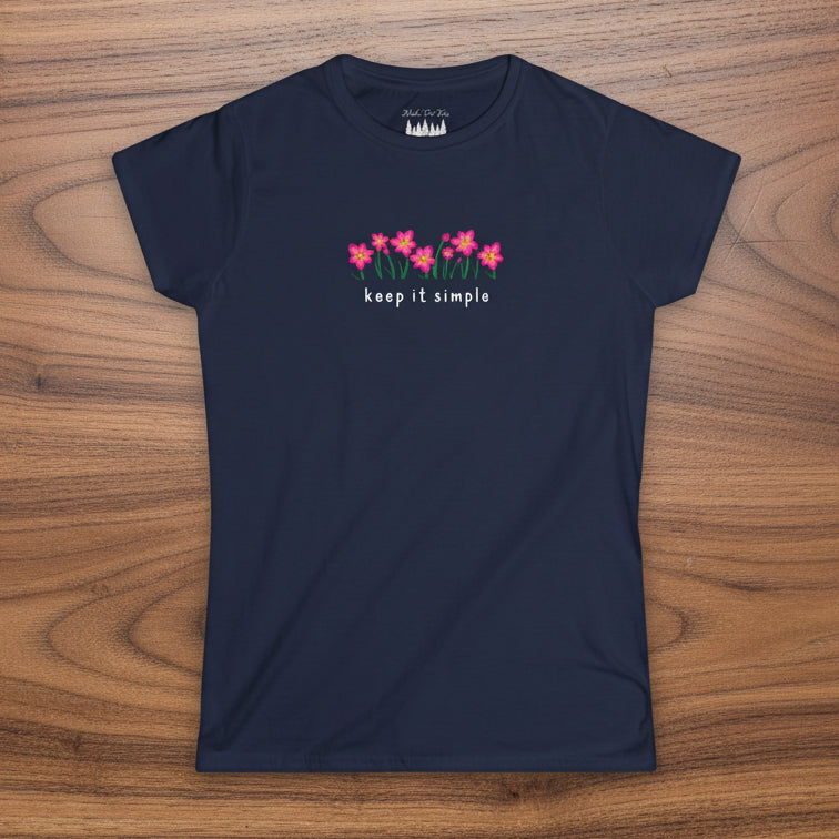 Keep It Simple Floral Tee