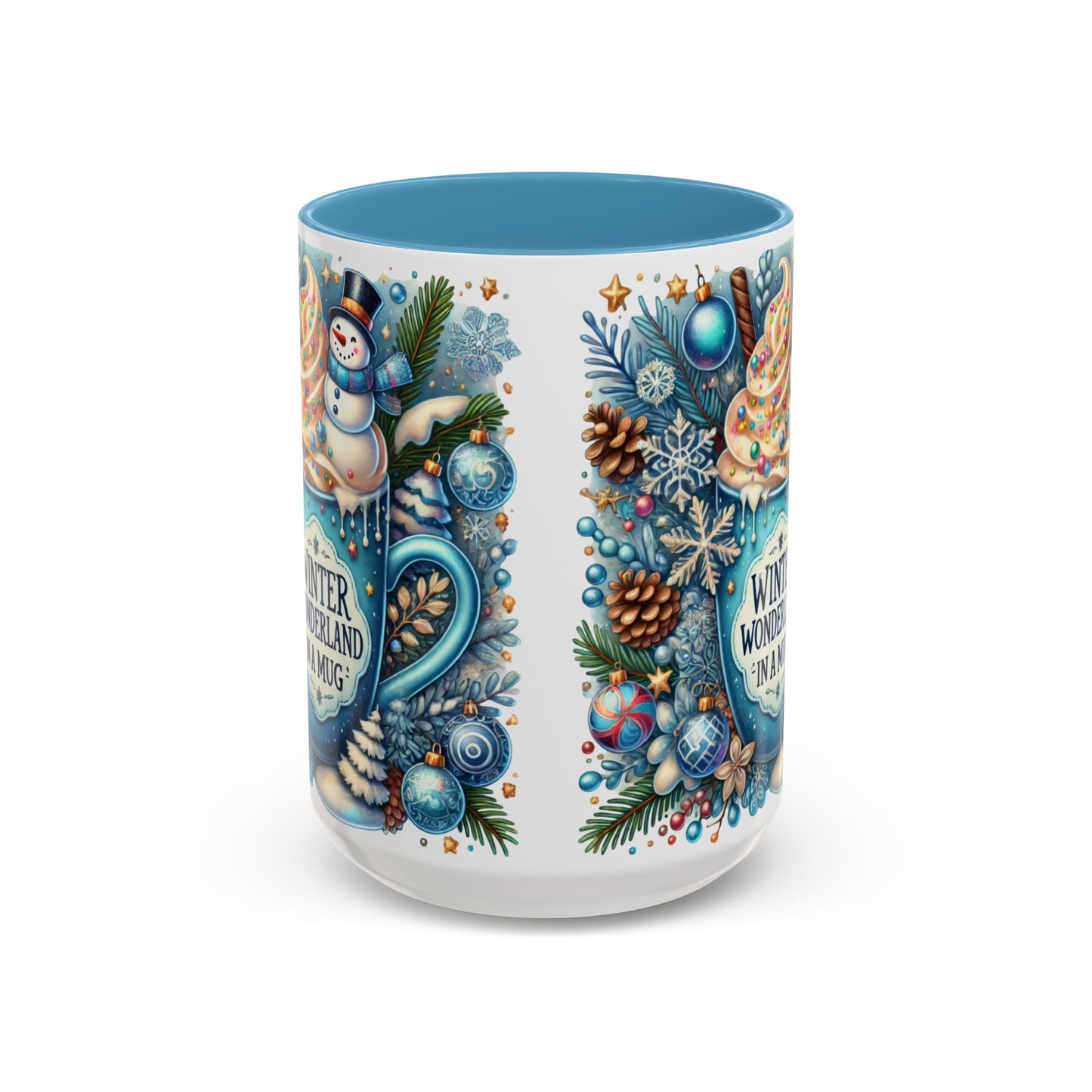 Winter Wonderland in a Mug Blue Cup