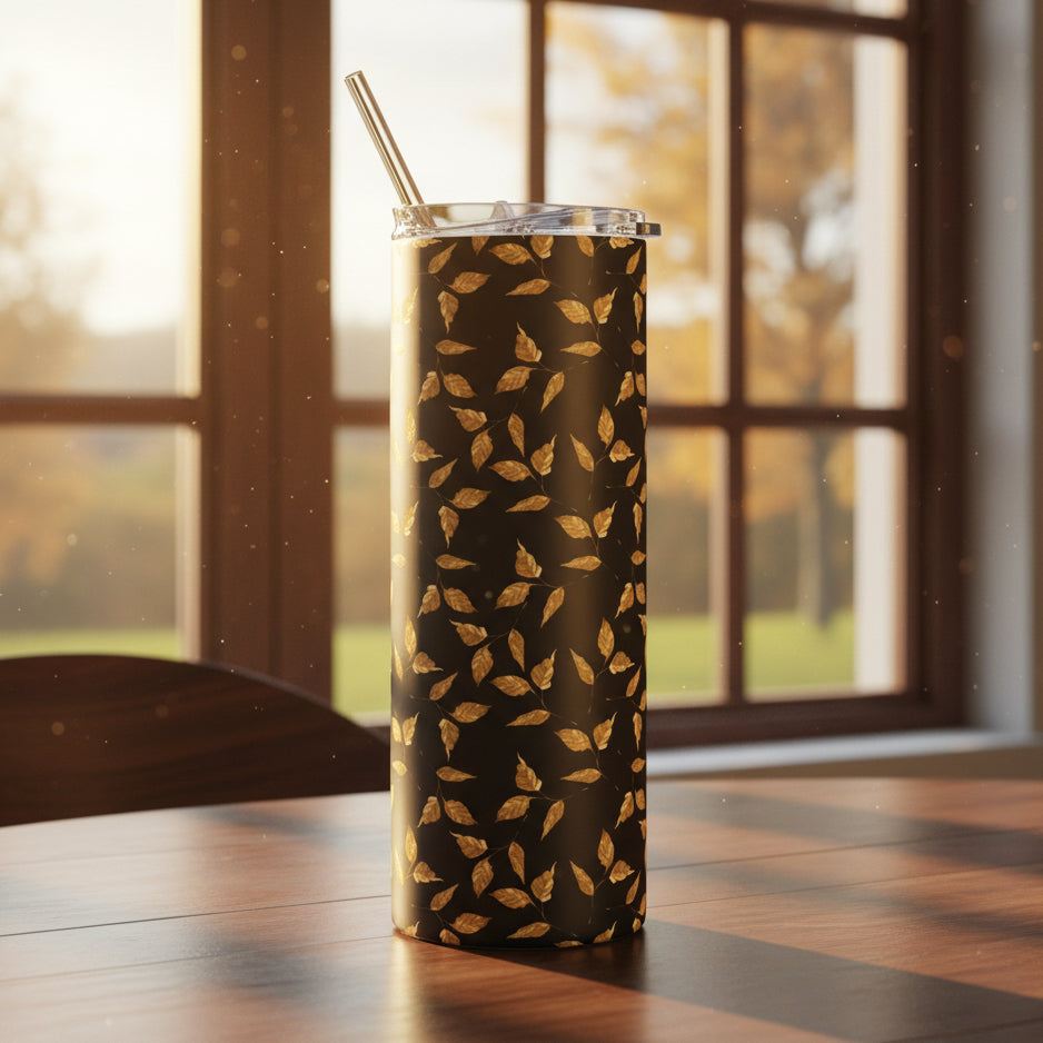 Golden Leaves 20oz Stainless Steel Insulated Travel Mug