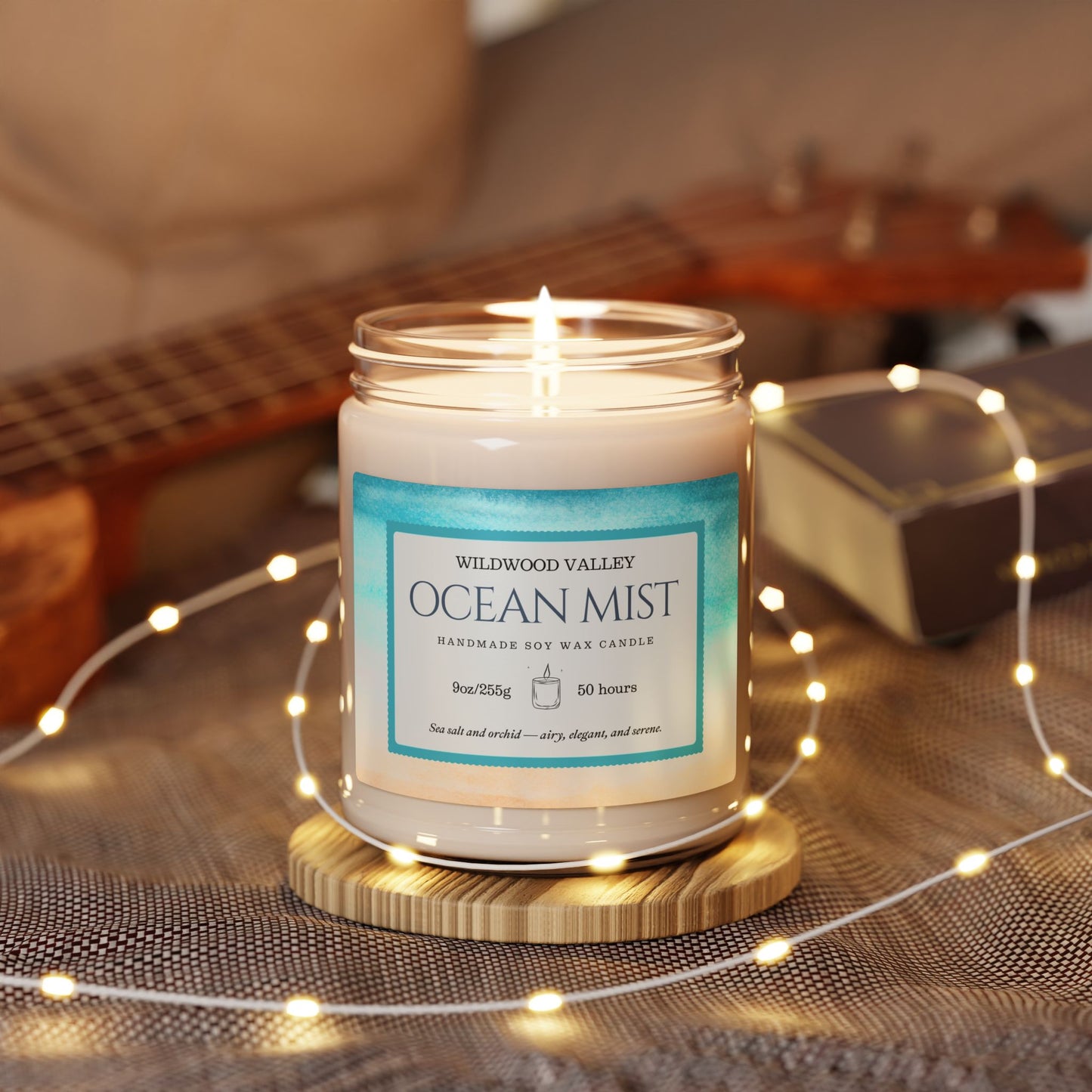 Ocean Mist Scented Soy Candle