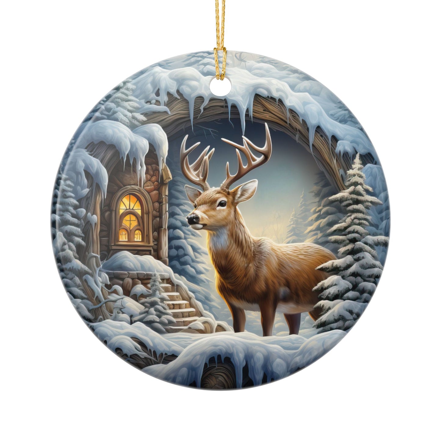 Winter Haven Ceramic Christmas Ornament