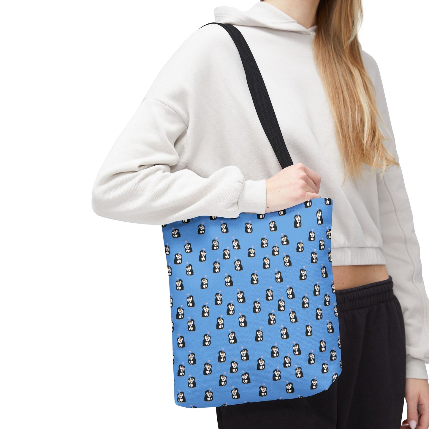 Penguin Blue Tote Bag