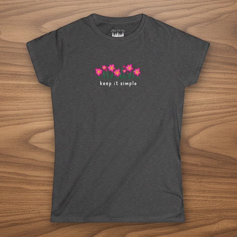 Keep It Simple Floral Tee