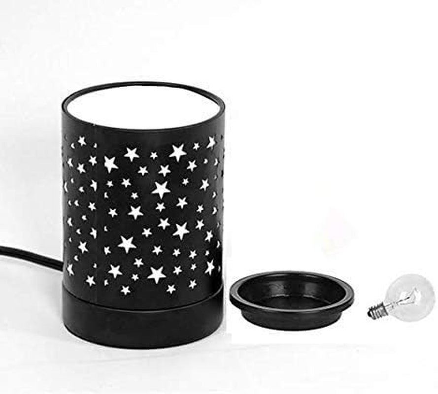 Metal Wax Melt Warmer Electric Wax Burner Melter Fragrance Warmer for Home Office Bedroom Living Room Gifts & Decor (Stars)