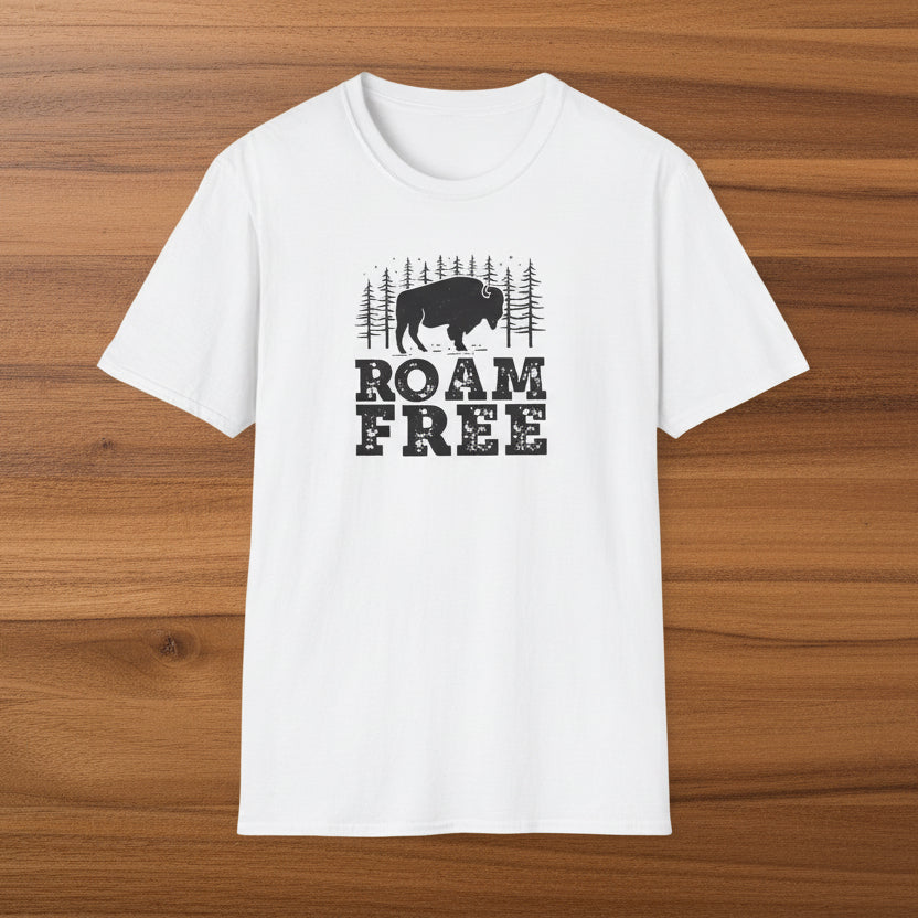 Roam Free Bison T-Shirt