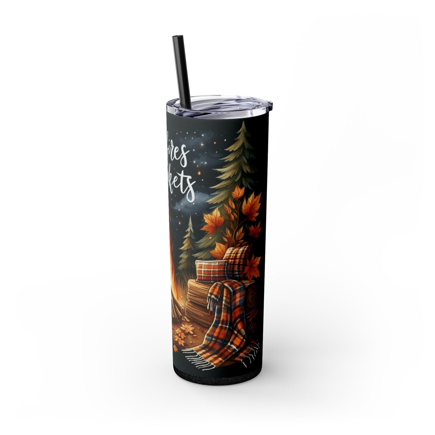 Bonfires and Blankets Skinny 20oz Tumbler