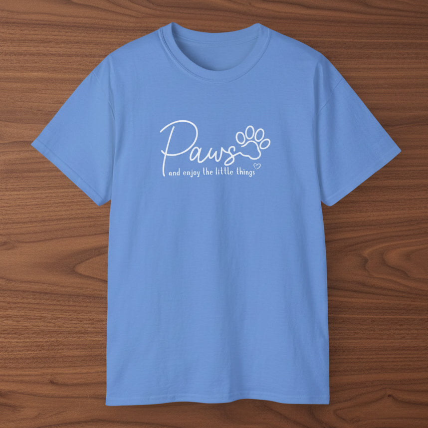Paws And Enjoy The Little Things T‑Shirt