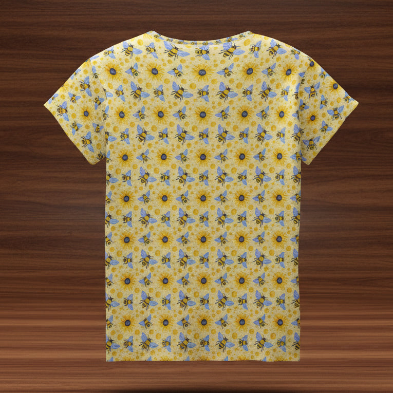 Sunflowers and Bees Women’s Sports Jersey