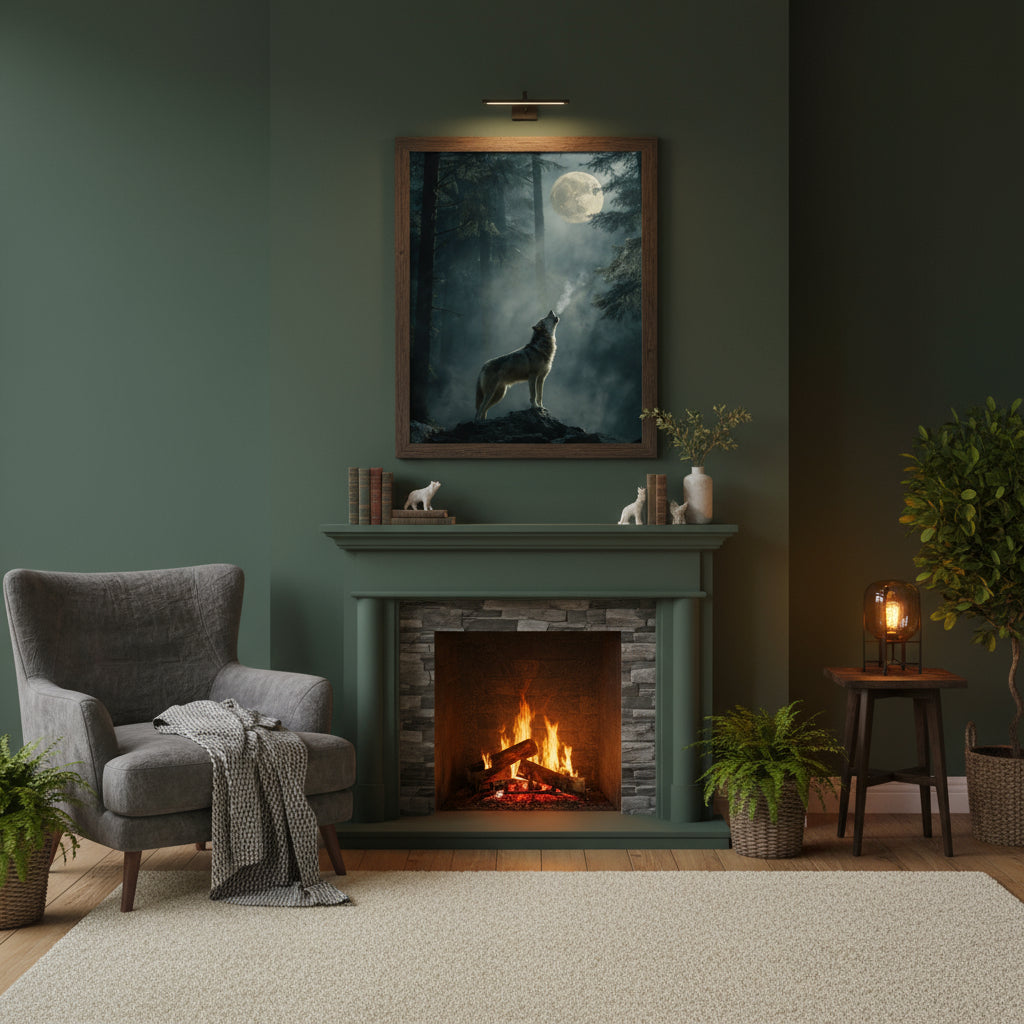 Nashoba’s Call – Howling Wolf Under the Moon Poster