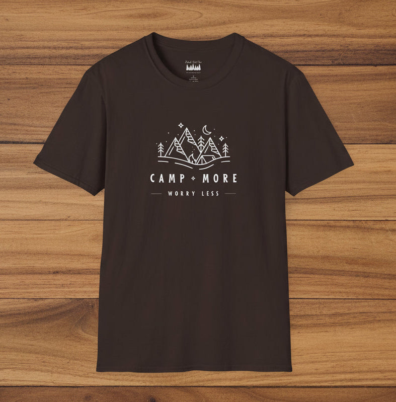 Camp More Worry Less Soft Style T-Shirt