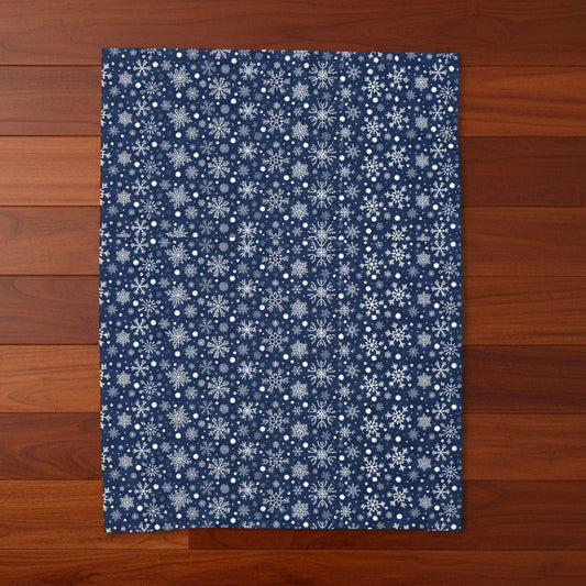 Snowflake Velveteen Plush Blanket