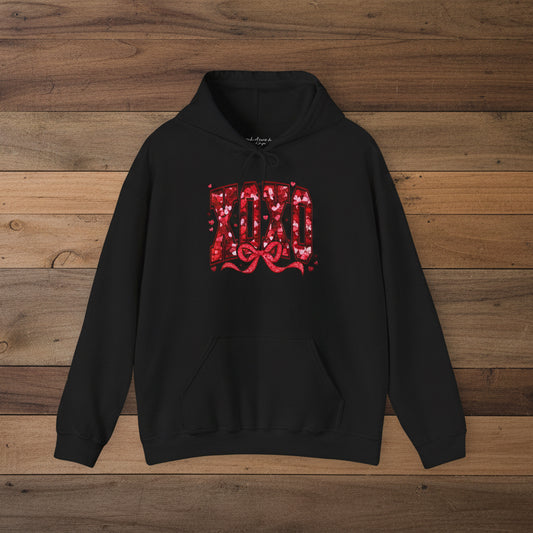 XOXO Valentine Bow Hoodie