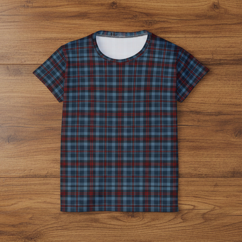 Highland Hearth Blue Plaid Women’s Sports Jersey
