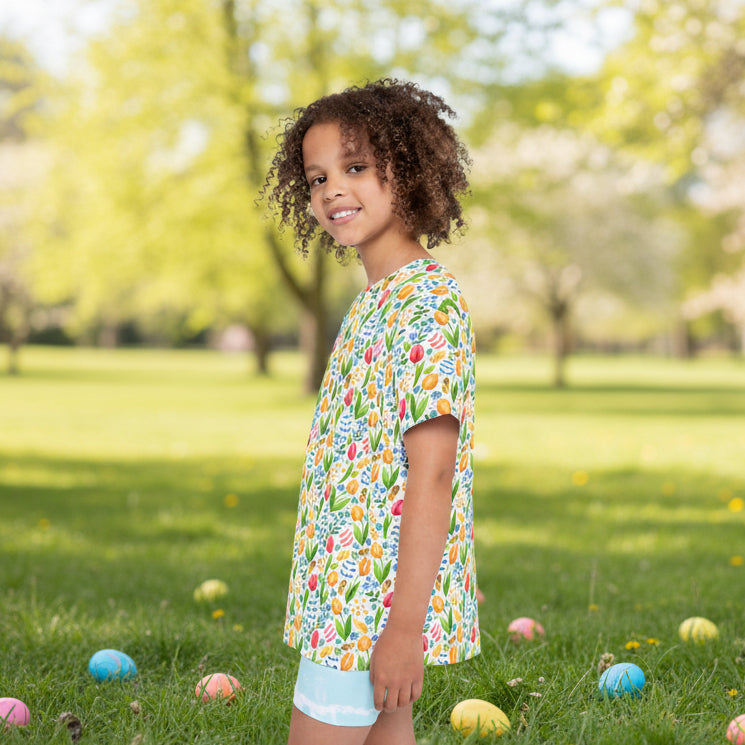 Kids Easter All-Over Print Jersey