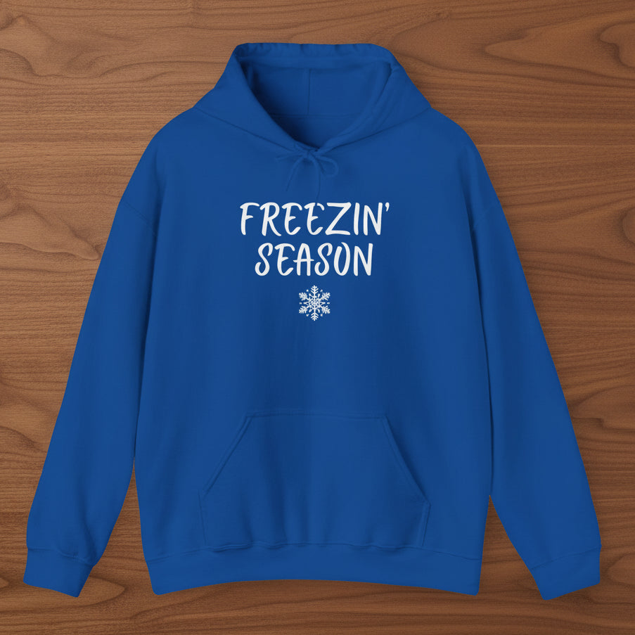 Freezin Season Adult Hoodie | Cozy Winter Apparel – Green Country