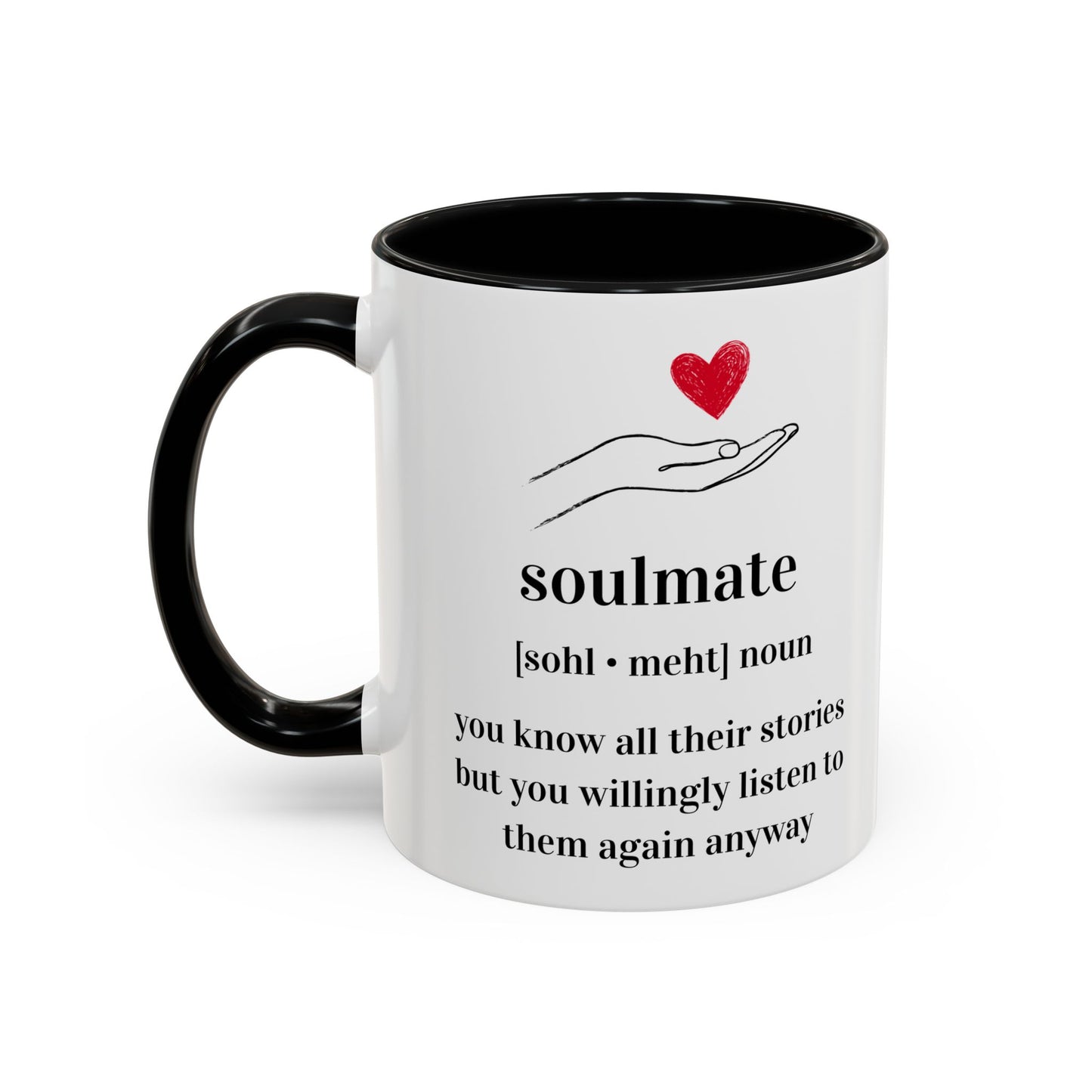 Soulmate Definition Accent Coffee Mug