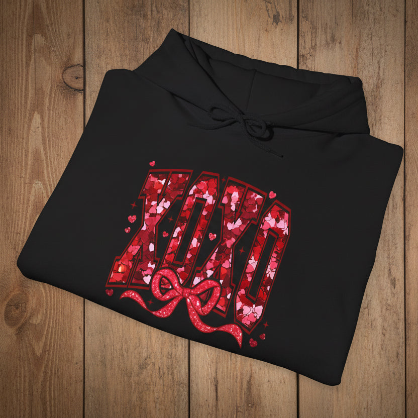 XOXO Valentine Bow Hoodie