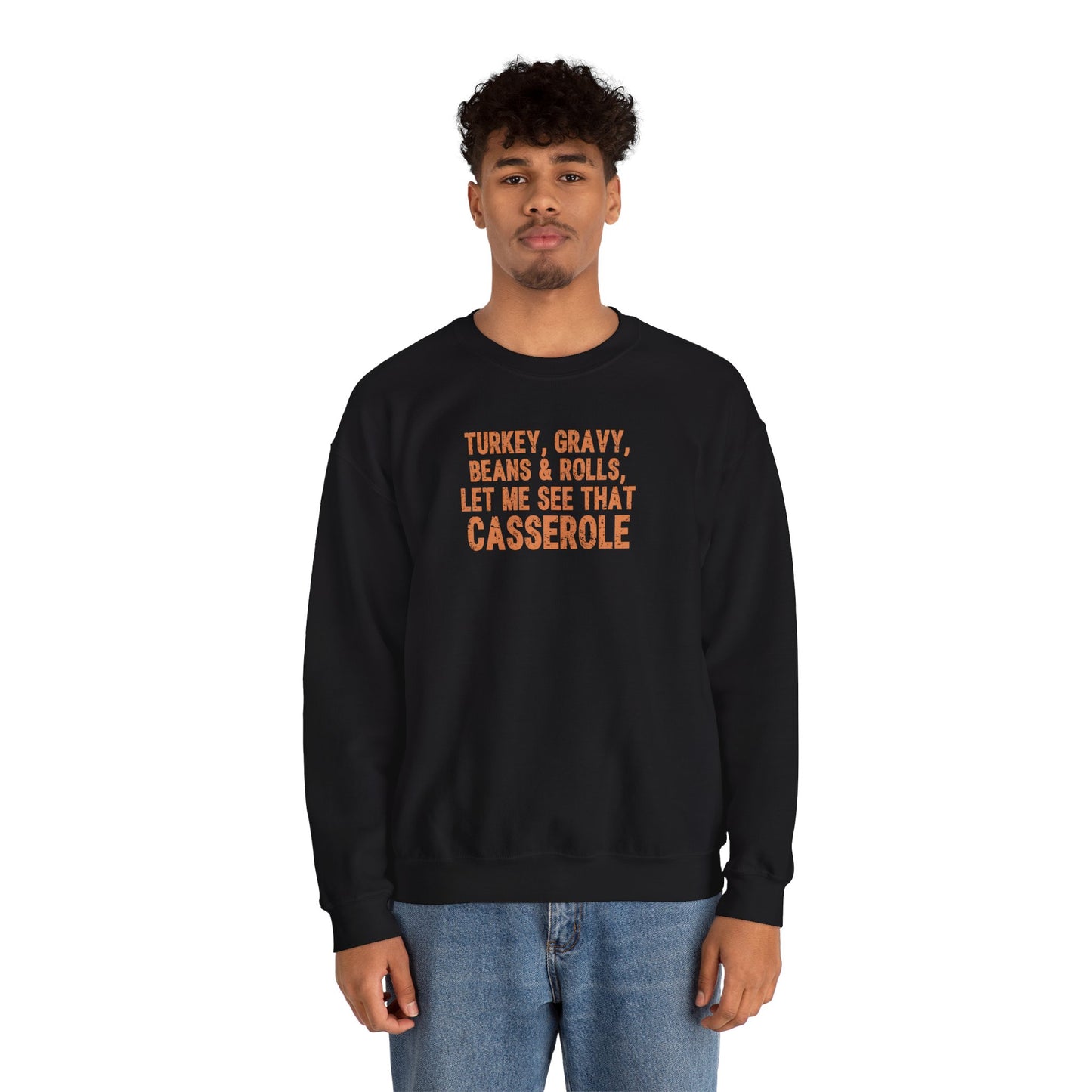 Turkey, Gravy, Beans & Rolls Crewneck Sweatshirt