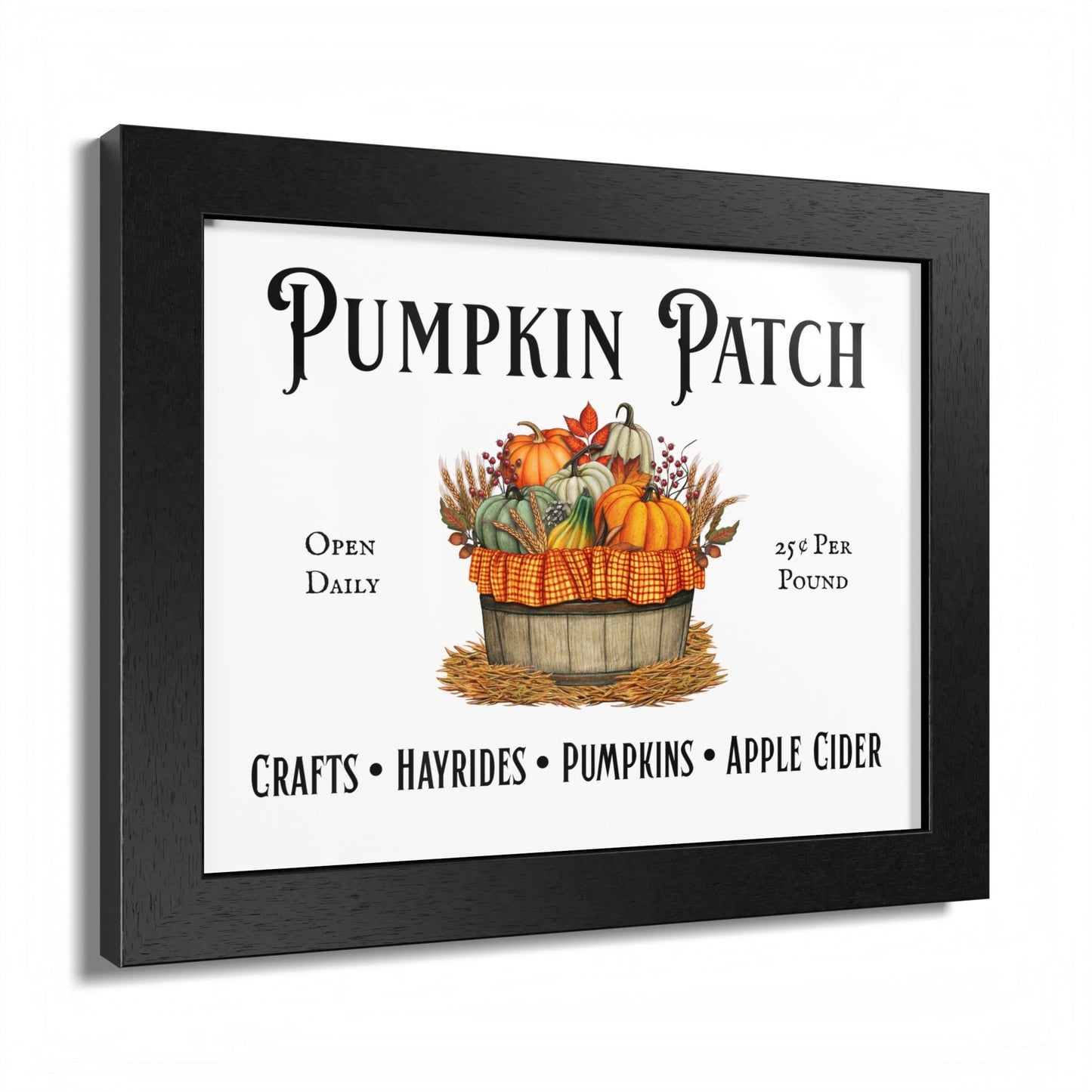 Pumpkin Patch – Autumn Harvest Wall Art