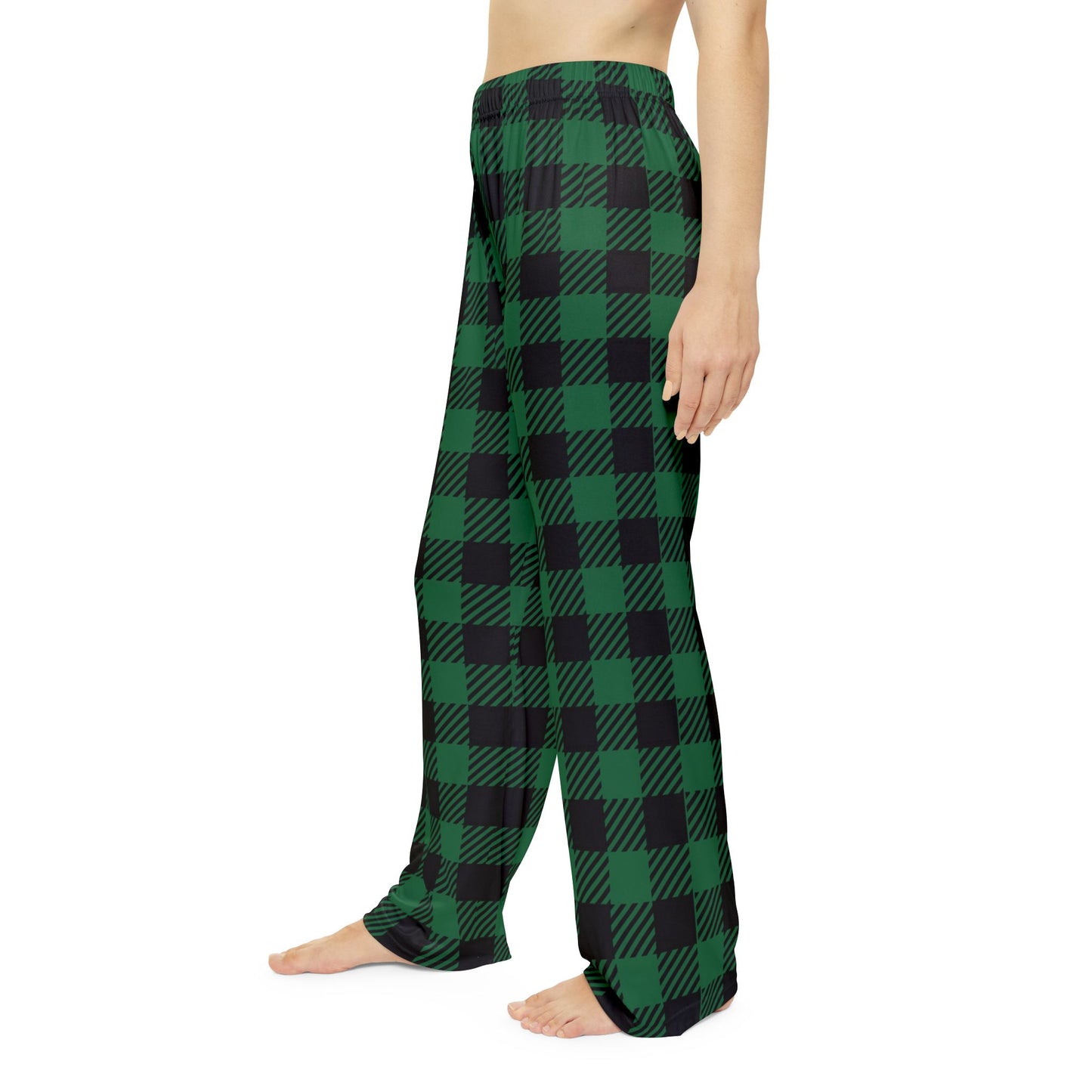 Women’s Green Buffalo Plaid Pajama Pants