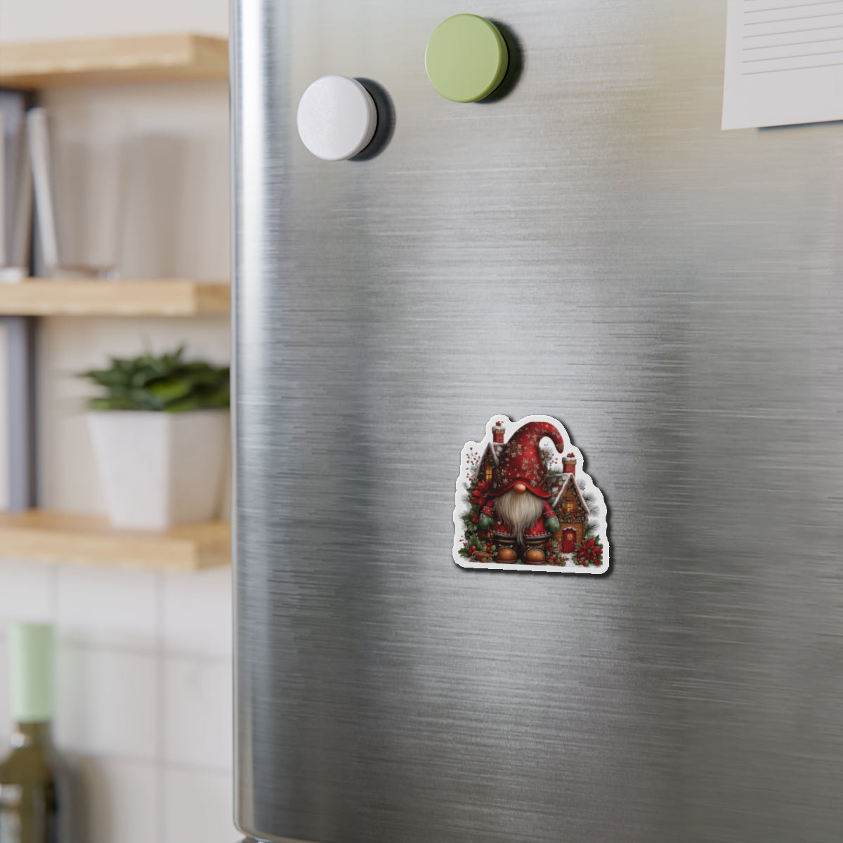 Christmas Gnome Fridge Magnet