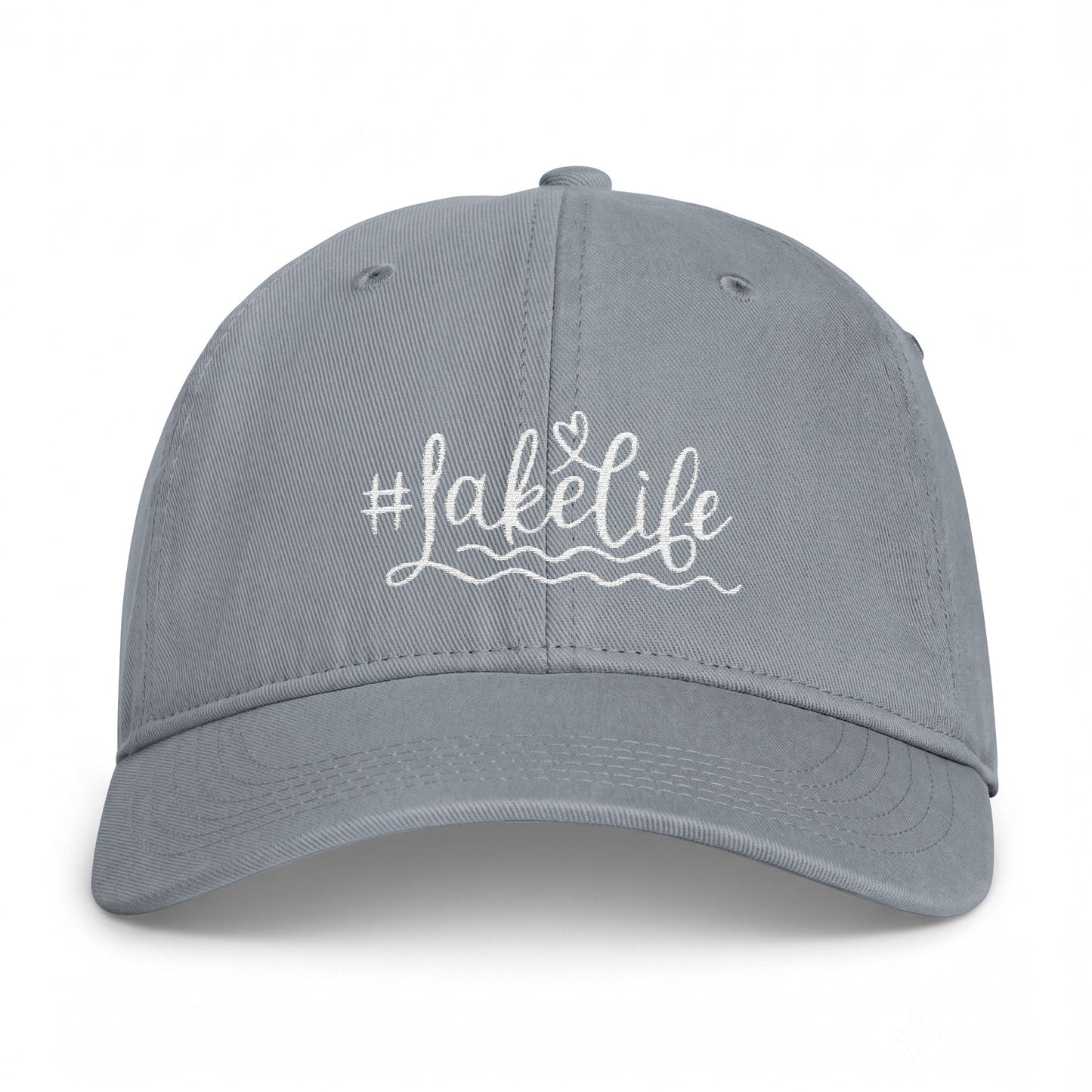 Lake Life Washed Cap | #LakeLife Embroidered Coastal Hat