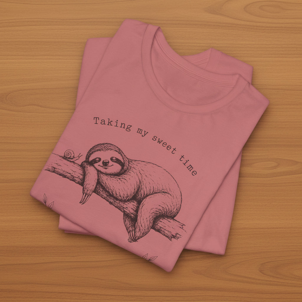 Sloth “Taking My Sweet Time to Find Inner Peace" Tshirt