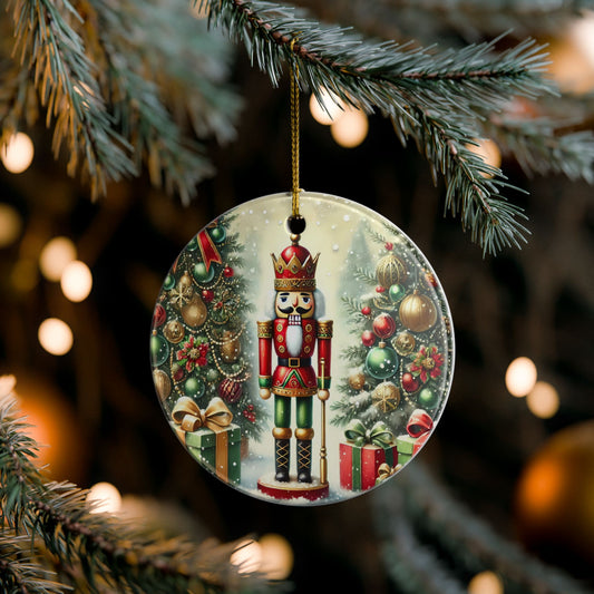 The Christmas Nutcracker Ceramic Ornament