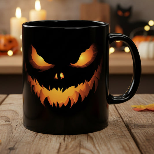 Spooky Jack-O'-Lantern Black Mug 11oz or 15oz