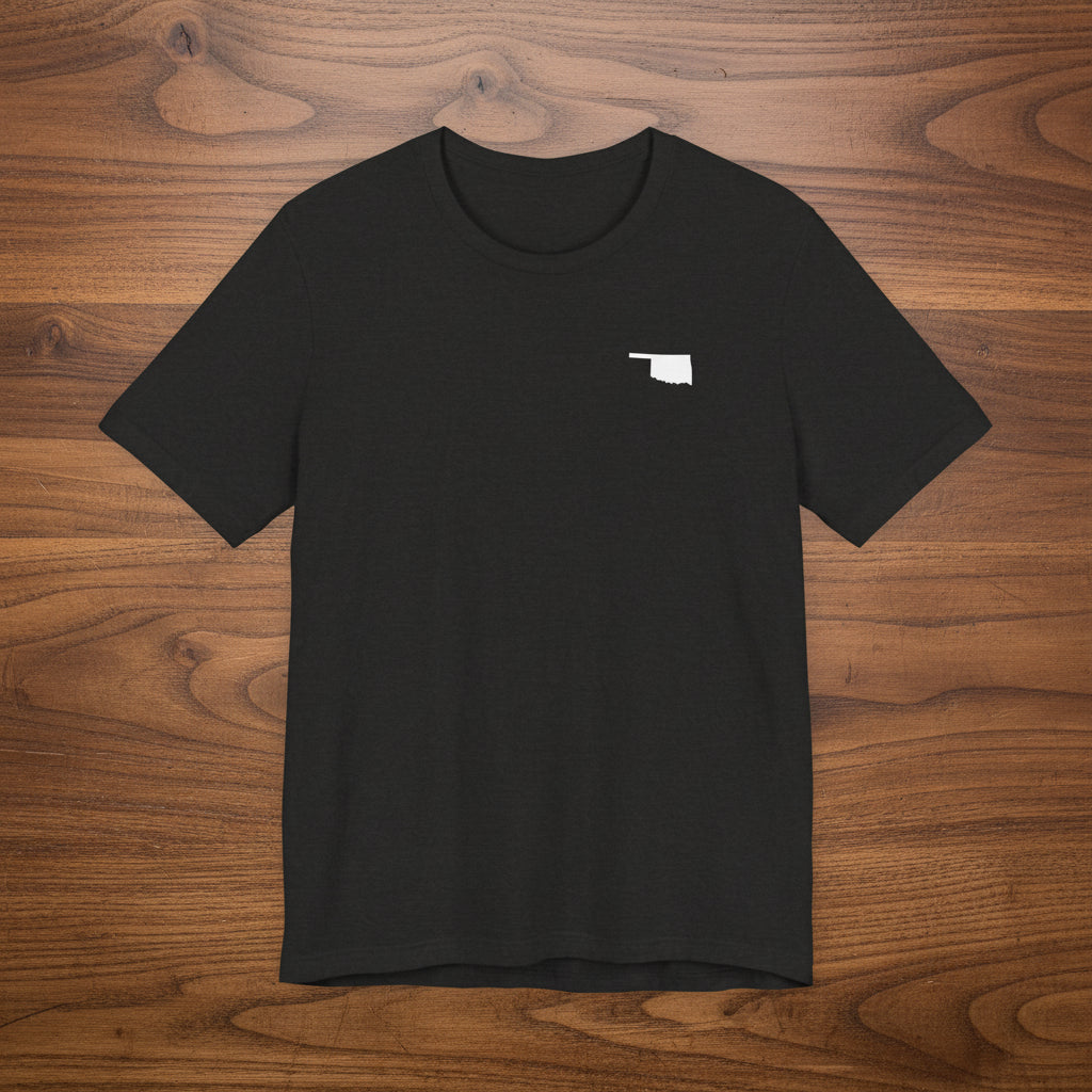 Oklahoma 'The Sooner State' Front & Back Graphic Tee