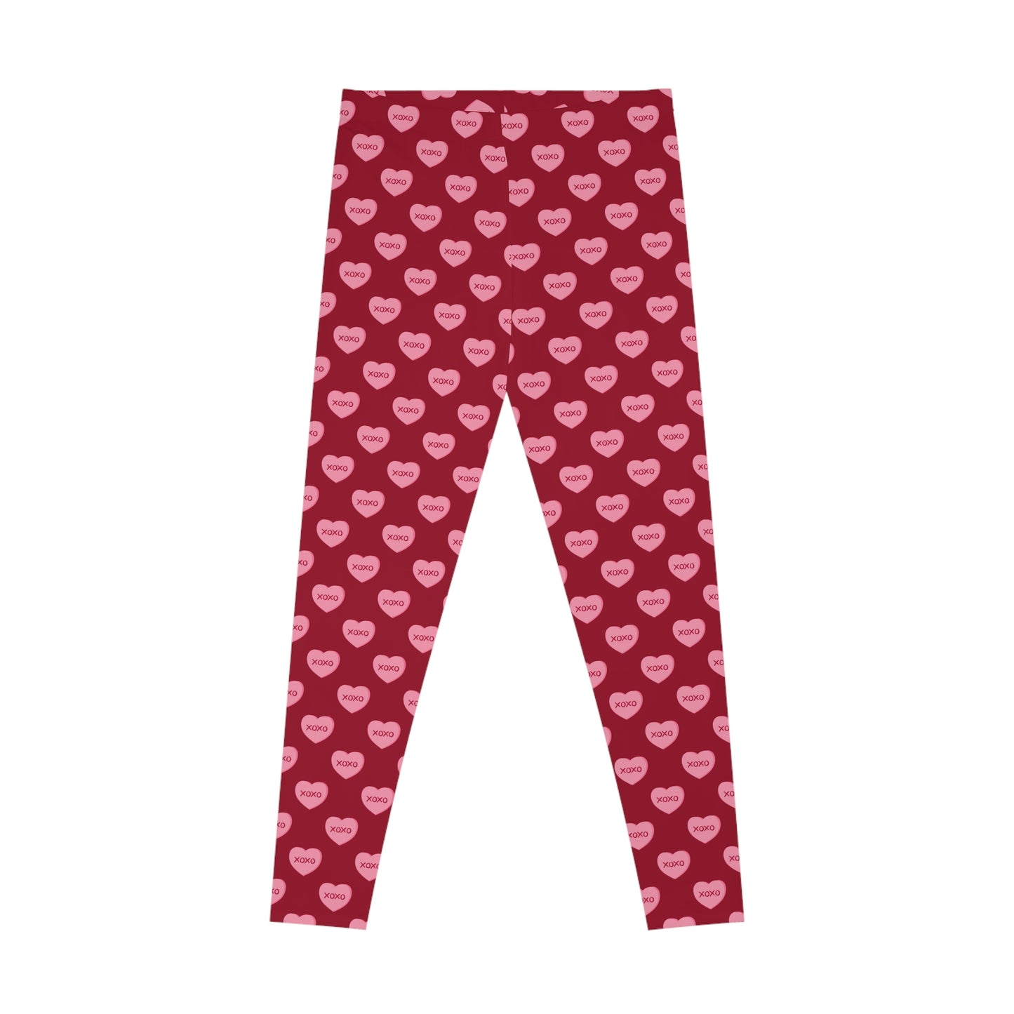 Valentine Conversation Hearts All-Over Print Leggings