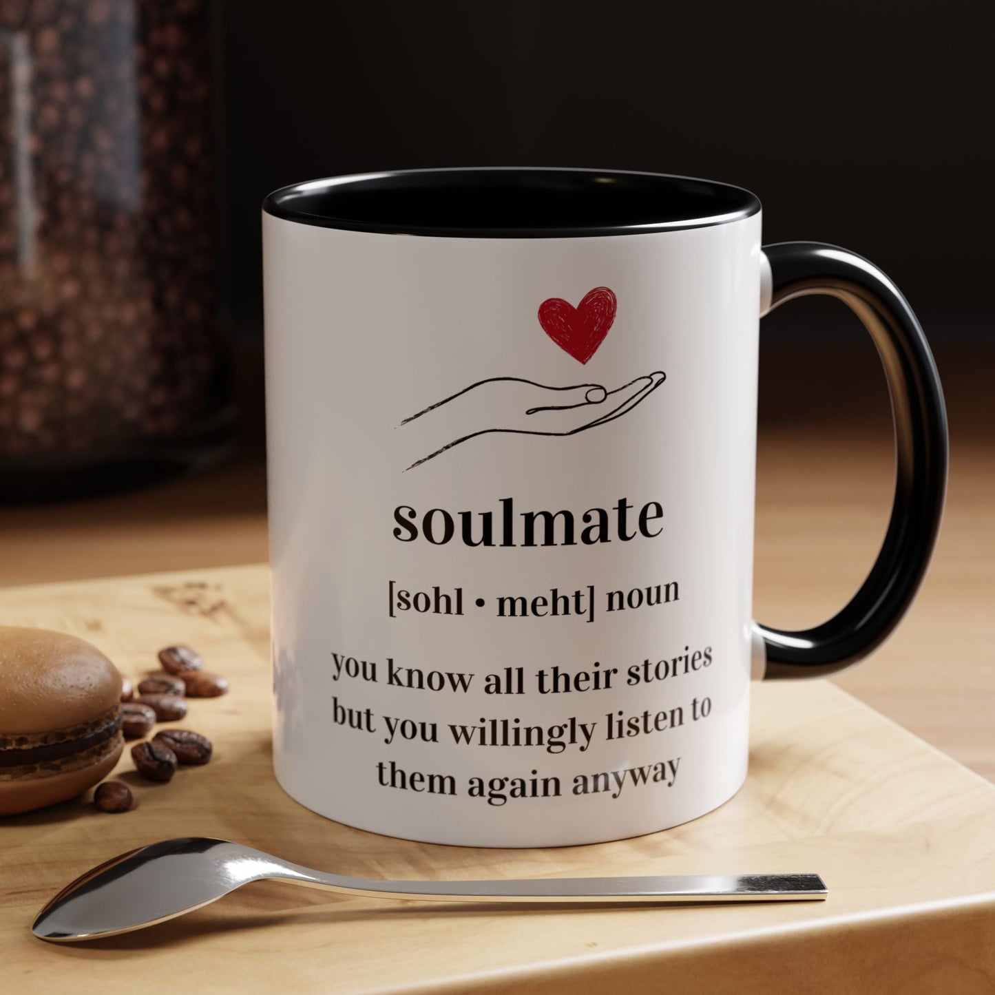Soulmate Definition Accent Coffee Mug