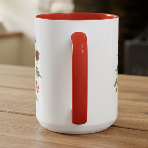 Red Roses 15oz Accent Coffee Mug