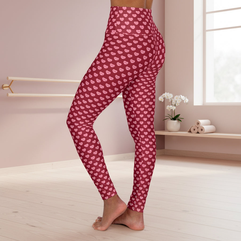 Valentine Conversation Hearts Leggings