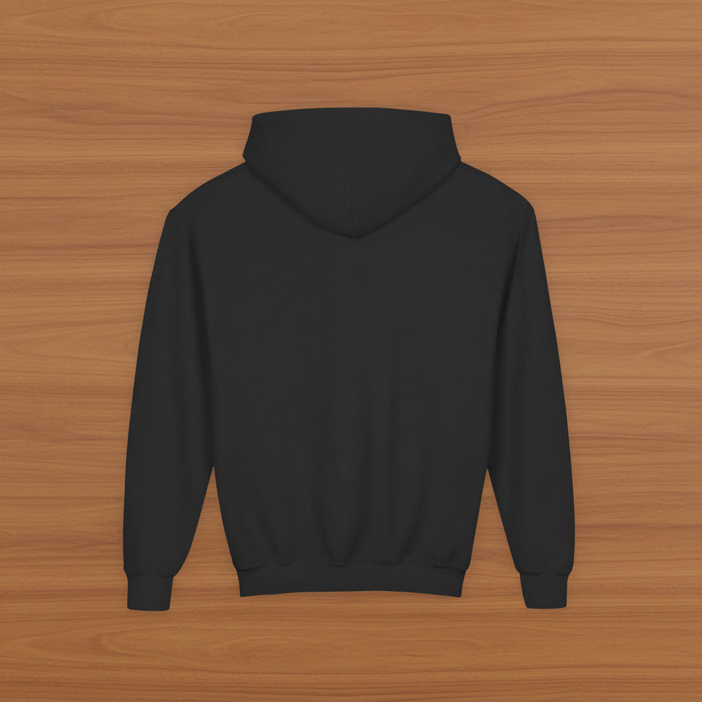 Neon Haunted House Kids Hoodie