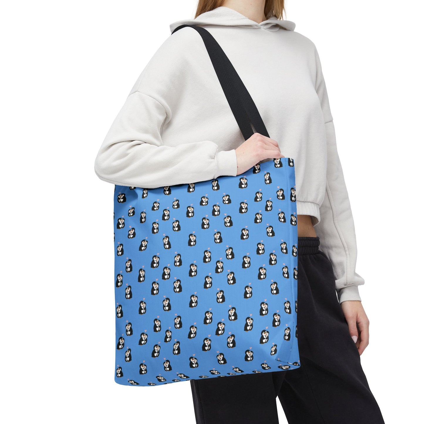 Penguin Blue Tote Bag