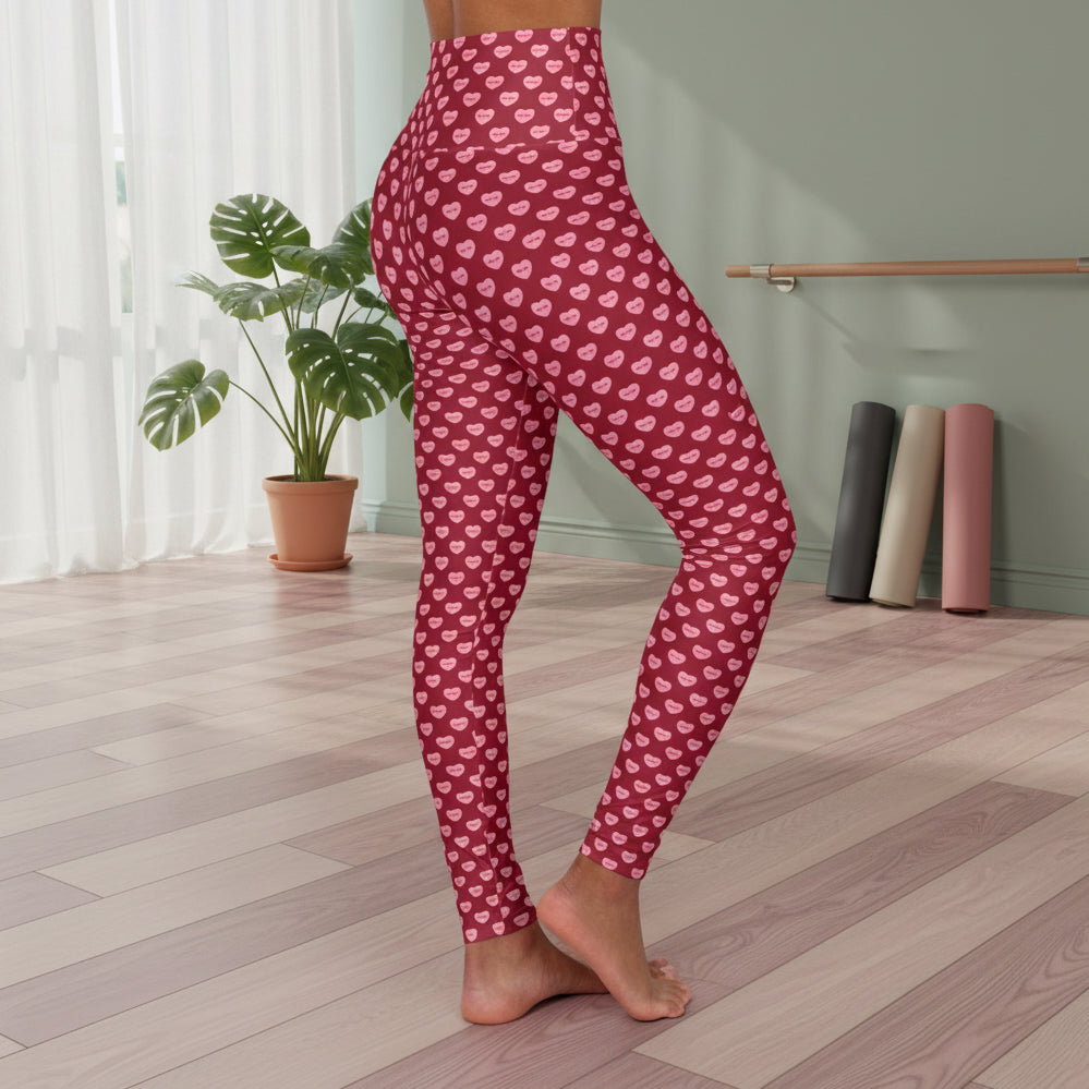 Valentine Conversation Hearts Leggings