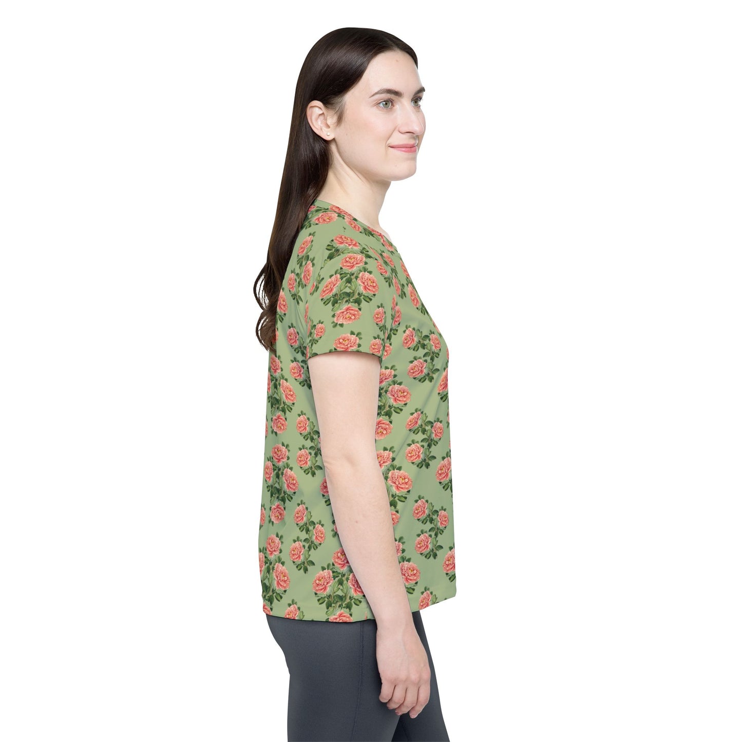 Floral Pink Rose Women's Tshirt