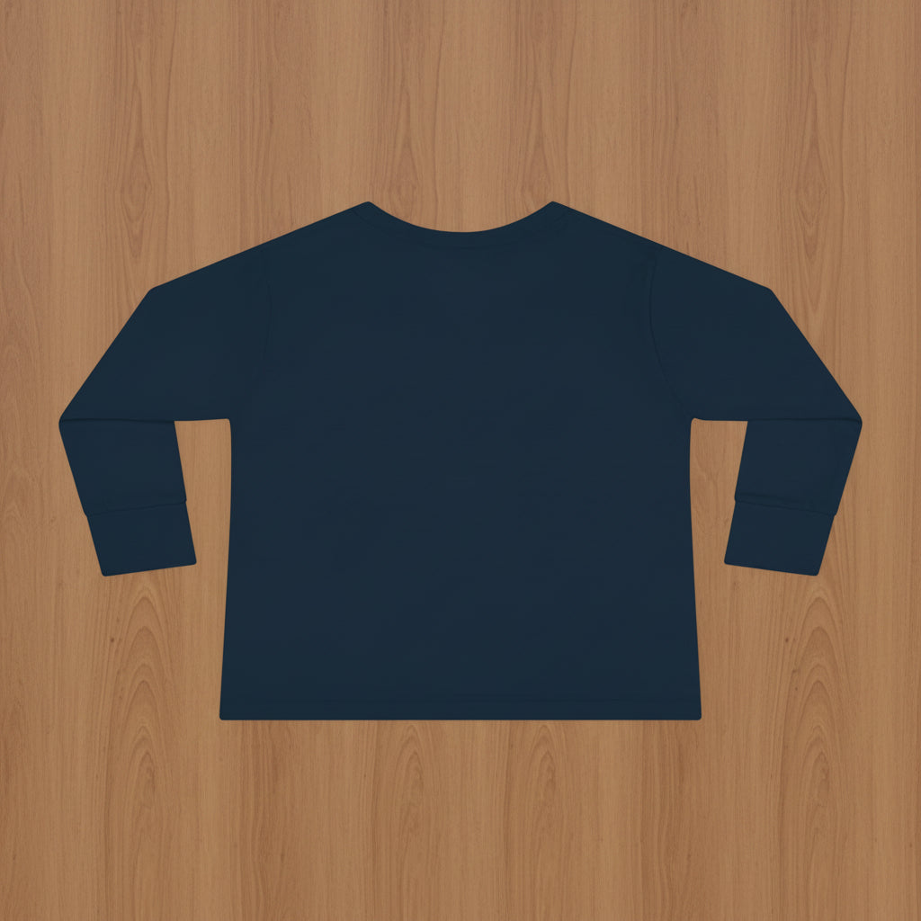 Little Red Monster Toddler Long Sleeve Tee