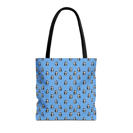 Penguin Blue Tote Bag