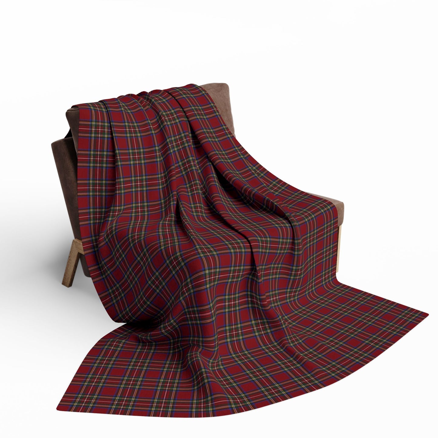 Christmas Eve Plaid Arctic Fleece Blanket