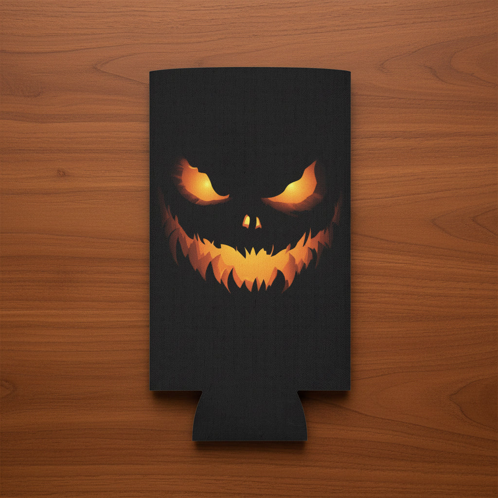 Spooky Jack-O'-Lantern Can Sleeve
