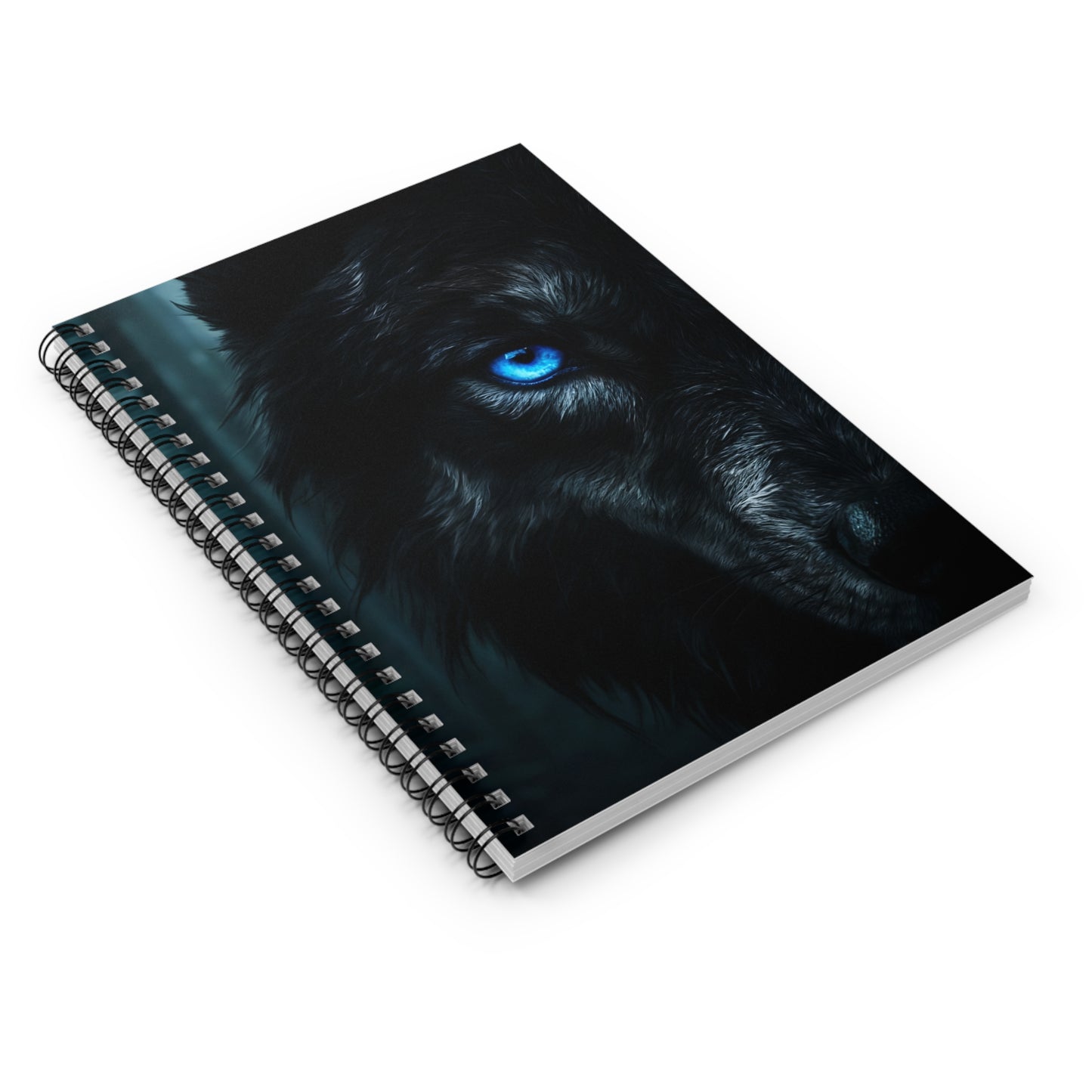 Mystical Wolf Spiral Notebook