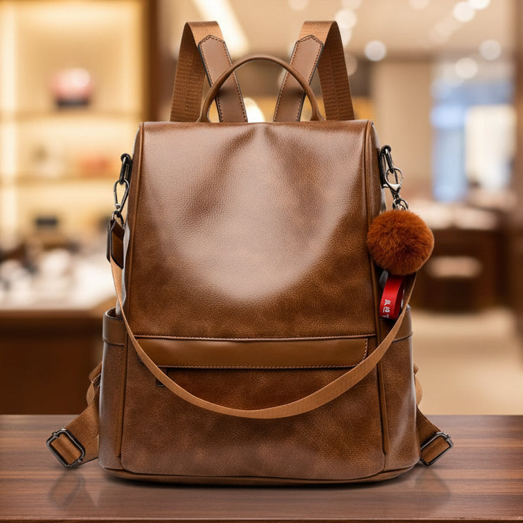 Women Backpack Purse PU Leather Anti-Theft Casual Shoulder Bag Fashion Ladies Satchel Bags