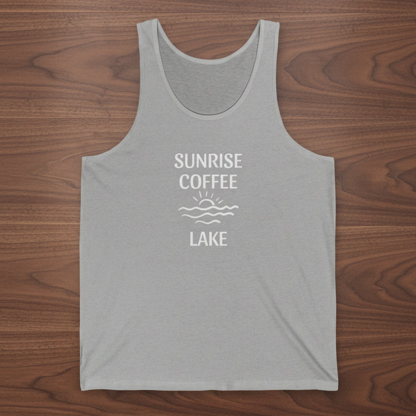 Sunrise Coffee Lake Tank Top