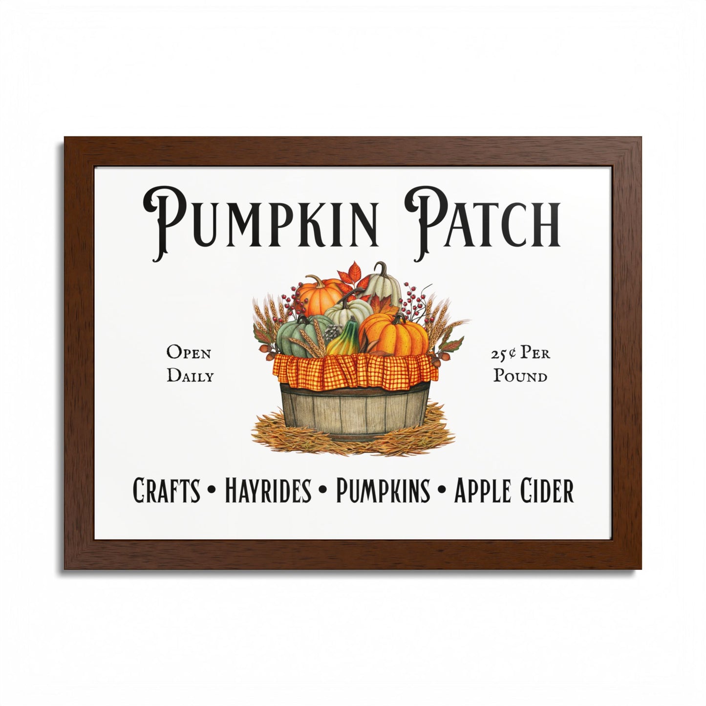 Pumpkin Patch – Autumn Harvest Wall Art