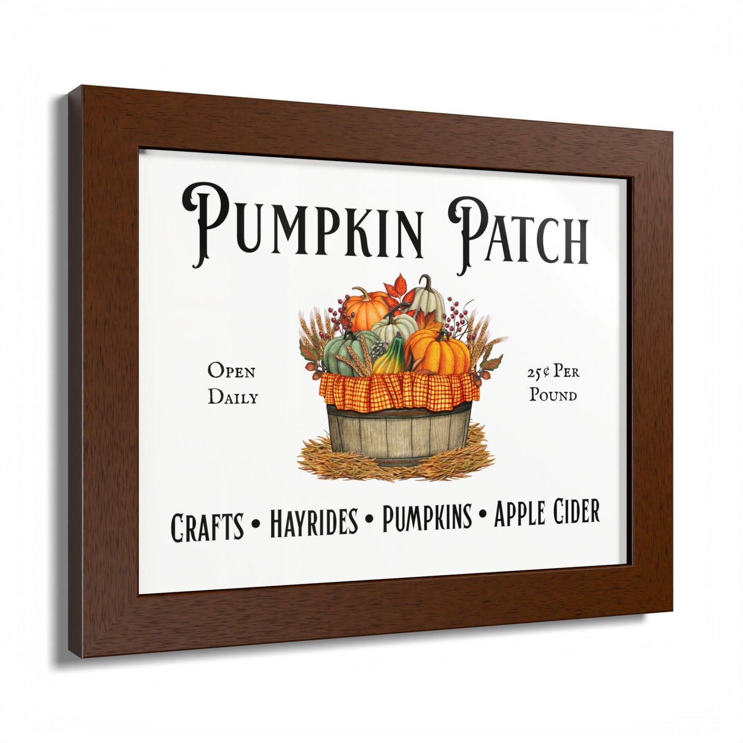 Pumpkin Patch – Autumn Harvest Wall Art